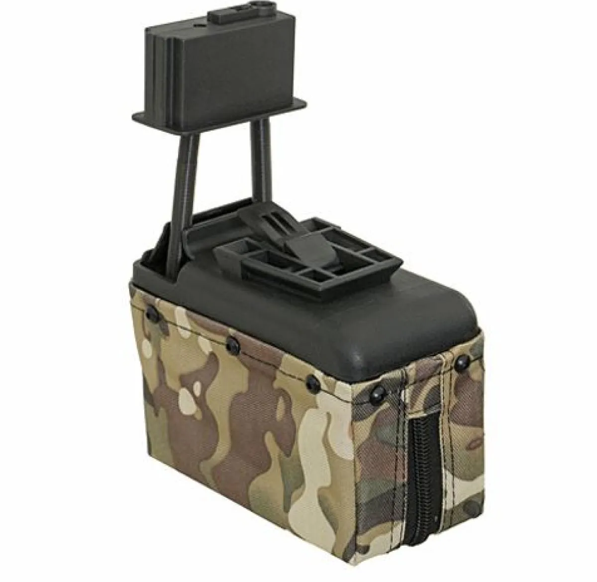 Softair.Zone M249/MK46 1500 RDS electric Box Mag Camo